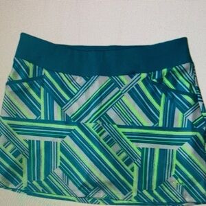 Stylish Kids Skort in Blue and Green